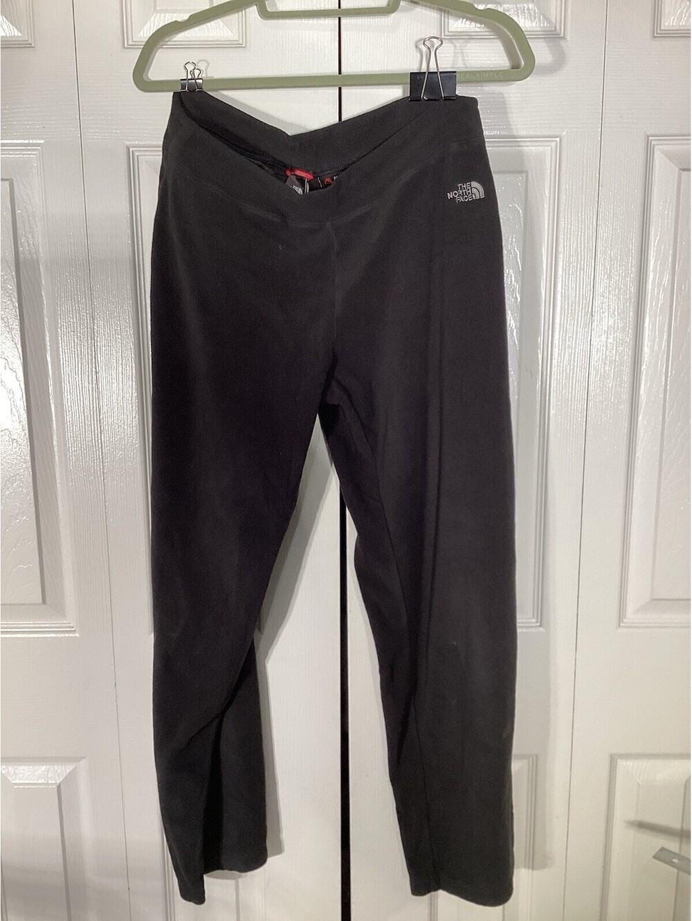The North Face Women's Black Fleece Pants Regular Fit Size M Sweatpants
